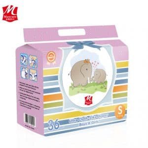 Elastic Waistband Baby Diapers-1