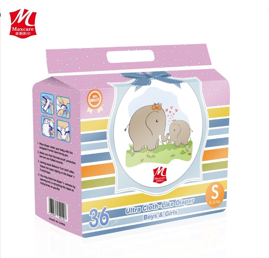 Elastic Waistband Baby Diapers-1